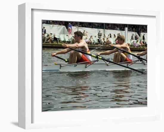 Rowing at the Henley Royal Regatta, Henley on Thames, England, United Kingdom-R H Productions-Framed Photographic Print