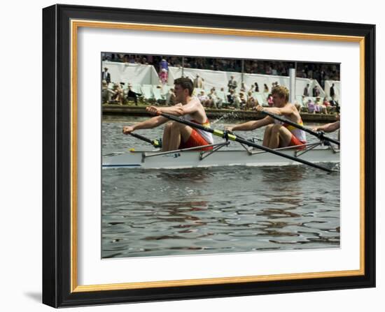 Rowing at the Henley Royal Regatta, Henley on Thames, England, United Kingdom-R H Productions-Framed Photographic Print