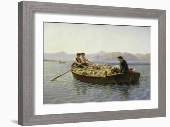 Rowing-Boat, 1863-Rosa Bonheur-Framed Giclee Print