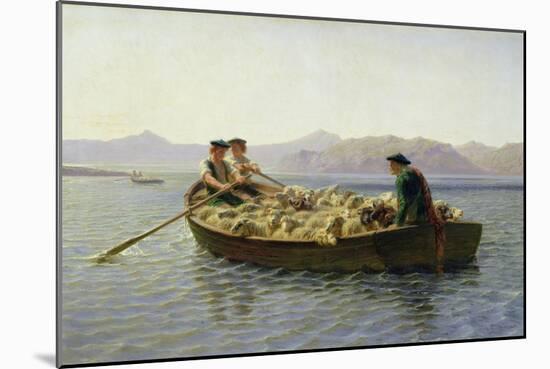Rowing-Boat, 1863-Rosa Bonheur-Mounted Giclee Print