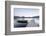 Rowing Boat on Hopfensee Lake at Sunset, Near Fussen, Allgau, Allgau Alps, Bavaria, Germany, Europe-Markus Lange-Framed Photographic Print