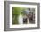 Rowing boat on the Grand Canal, Nanxun Ancient Town, Zhejiang Province, China-Keren Su-Framed Photographic Print