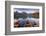 Rowing Boats and Mountains Beneath a Twilight Sky, Strbske Pleso Lake in the High Tatras, Slovakia-Adam Burton-Framed Photographic Print