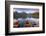 Rowing Boats and Mountains Beneath a Twilight Sky, Strbske Pleso Lake in the High Tatras, Slovakia-Adam Burton-Framed Photographic Print