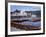 Rowing Boats and Pier, Bowness-On-Windermere, Lake District, Cumbria, England-David Hunter-Framed Photographic Print