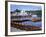 Rowing Boats and Pier, Bowness-On-Windermere, Lake District, Cumbria, England-David Hunter-Framed Photographic Print