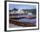 Rowing Boats and Pier, Bowness-On-Windermere, Lake District, Cumbria, England-David Hunter-Framed Photographic Print