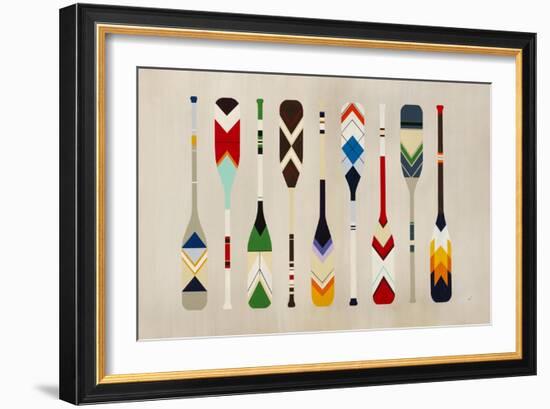 Rowing Crew-Sydney Edmunds-Framed Giclee Print