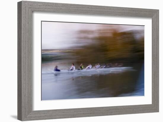 Rowing Eight-Charles Bowman-Framed Photographic Print