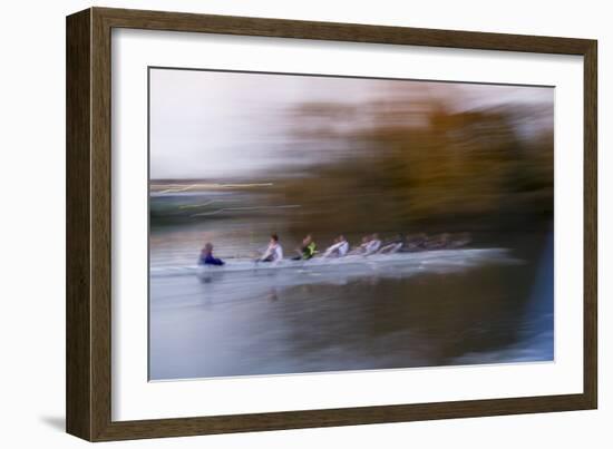 Rowing Eight-Charles Bowman-Framed Photographic Print