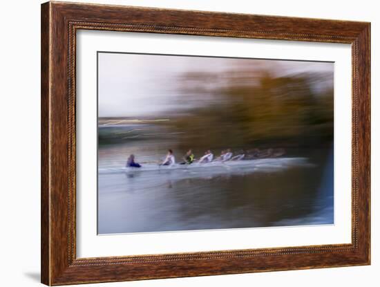 Rowing Eight-Charles Bowman-Framed Photographic Print