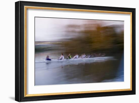 Rowing Eight-Charles Bowman-Framed Photographic Print