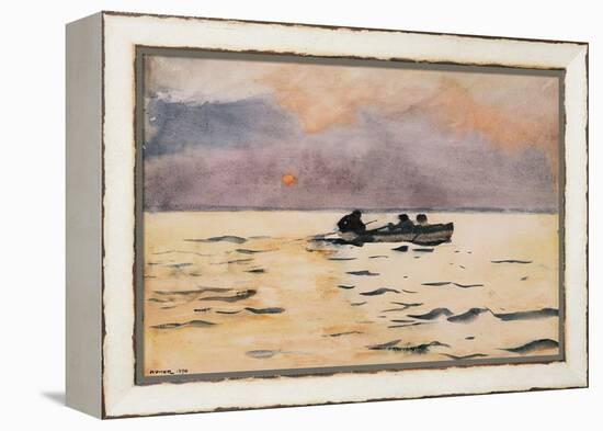 Rowing Home, 1890-Winslow Homer-Framed Premier Image Canvas