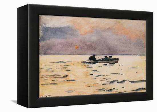 Rowing Home, 1890-Winslow Homer-Framed Premier Image Canvas