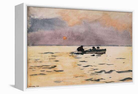 Rowing Home, 1890-Winslow Homer-Framed Premier Image Canvas