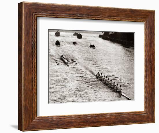 Rowing, Oxford V Cambridge Boat Race, 1928-null-Framed Photographic Print