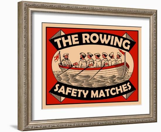 Rowing Safety Matches-Mark Rogan-Framed Art Print
