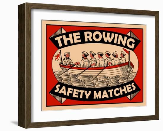 Rowing Safety Matches-Mark Rogan-Framed Art Print