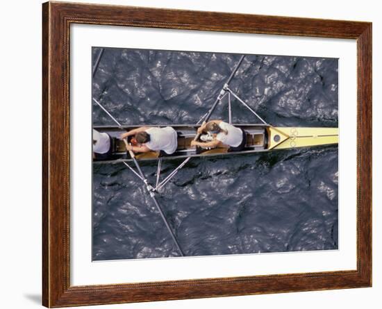 Rowing Shell in Montlake Cut, Seattle, Washington, USA-Stuart Westmoreland-Framed Photographic Print