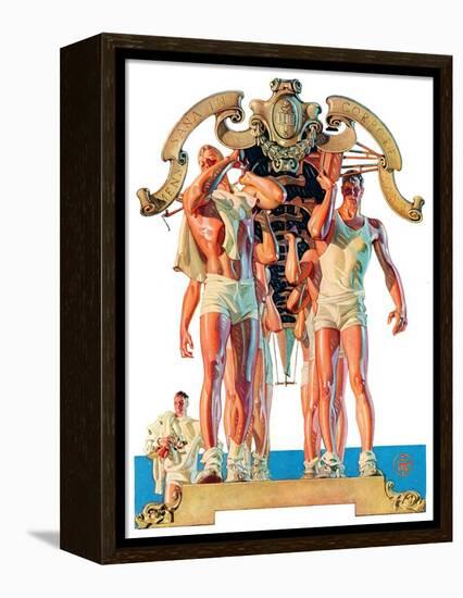 "Rowing Team,"August 6, 1932-Joseph Christian Leyendecker-Framed Premier Image Canvas