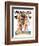 "Rowing Team," Saturday Evening Post Cover, August 6, 1932-Joseph Christian Leyendecker-Framed Giclee Print