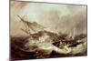 Rowing to Rescue Shipwrecked Sailors off the Northumberland Coast-John Wilson Carmichael-Mounted Giclee Print