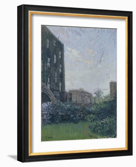 Rowlandson House - Sunset-Walter Richard Sickert-Framed Giclee Print