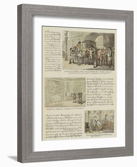 Rowlandson's Tour in a Post Chaise, 1782-Thomas Rowlandson-Framed Giclee Print