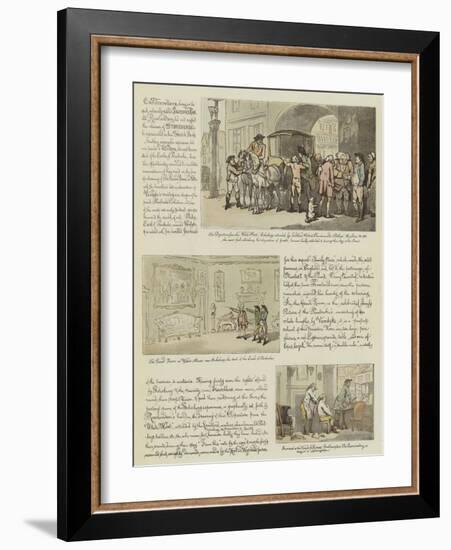 Rowlandson's Tour in a Post Chaise, 1782-Thomas Rowlandson-Framed Giclee Print