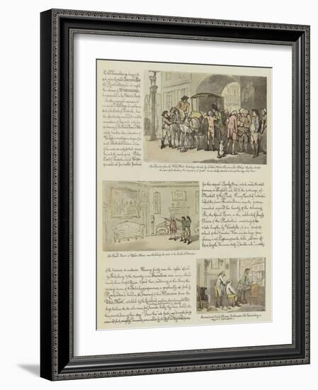 Rowlandson's Tour in a Post Chaise, 1782-Thomas Rowlandson-Framed Giclee Print