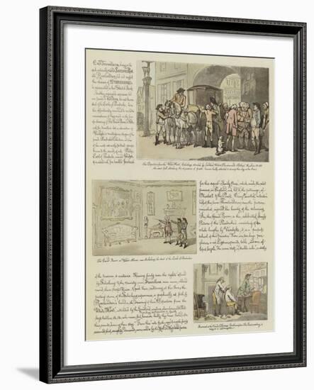 Rowlandson's Tour in a Post Chaise, 1782-Thomas Rowlandson-Framed Giclee Print