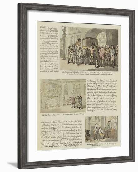 Rowlandson's Tour in a Post Chaise, 1782-Thomas Rowlandson-Framed Giclee Print