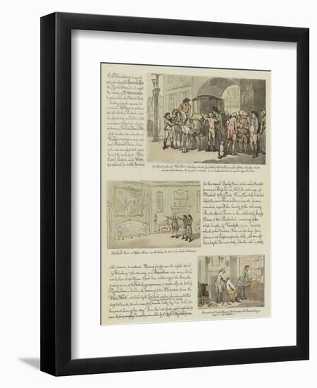 Rowlandson's Tour in a Post Chaise, 1782-Thomas Rowlandson-Framed Giclee Print