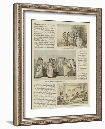 Rowlandson's Tour in a Post Chaise, 1782-Thomas Rowlandson-Framed Giclee Print