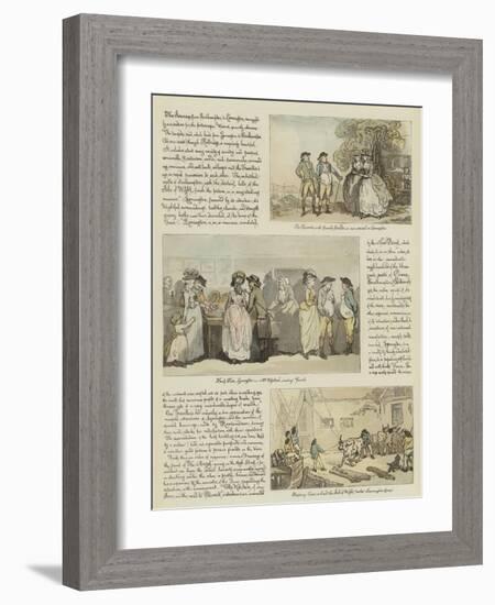 Rowlandson's Tour in a Post Chaise, 1782-Thomas Rowlandson-Framed Giclee Print