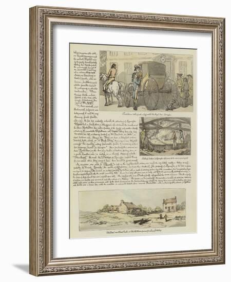 Rowlandson's Tour in a Post Chaise, 1782-Thomas Rowlandson-Framed Giclee Print