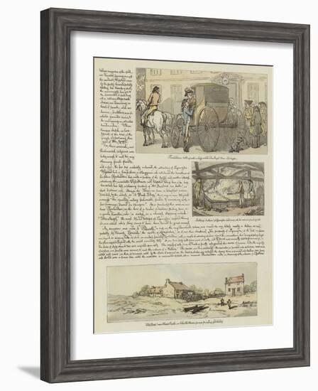Rowlandson's Tour in a Post Chaise, 1782-Thomas Rowlandson-Framed Giclee Print