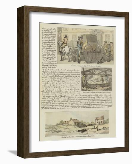 Rowlandson's Tour in a Post Chaise, 1782-Thomas Rowlandson-Framed Giclee Print