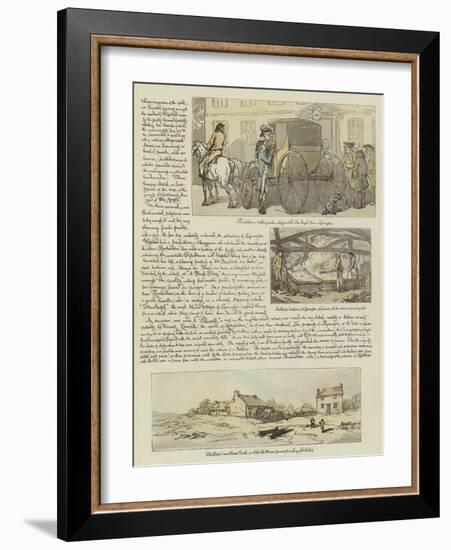 Rowlandson's Tour in a Post Chaise, 1782-Thomas Rowlandson-Framed Giclee Print