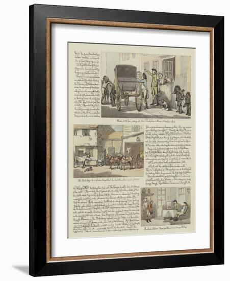 Rowlandson's Tour in a Post Chaise, 1782-Thomas Rowlandson-Framed Giclee Print