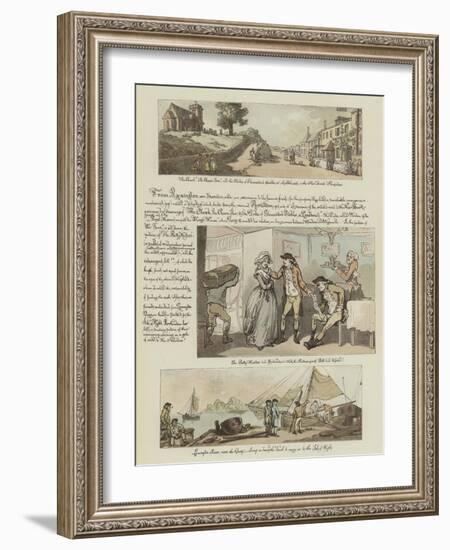 Rowlandson's Tour in a Post Chaise, 1782-Thomas Rowlandson-Framed Giclee Print