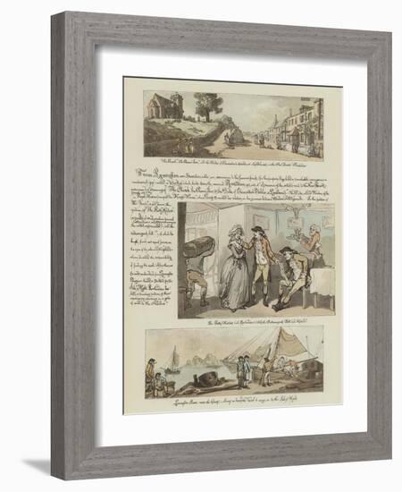 Rowlandson's Tour in a Post Chaise, 1782-Thomas Rowlandson-Framed Giclee Print