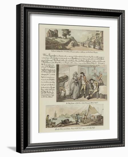 Rowlandson's Tour in a Post Chaise, 1782-Thomas Rowlandson-Framed Giclee Print