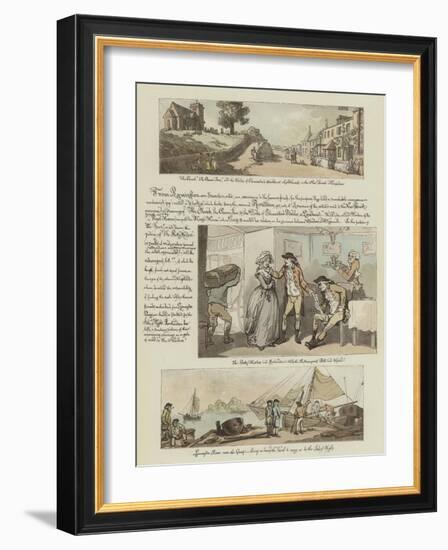 Rowlandson's Tour in a Post Chaise, 1782-Thomas Rowlandson-Framed Giclee Print