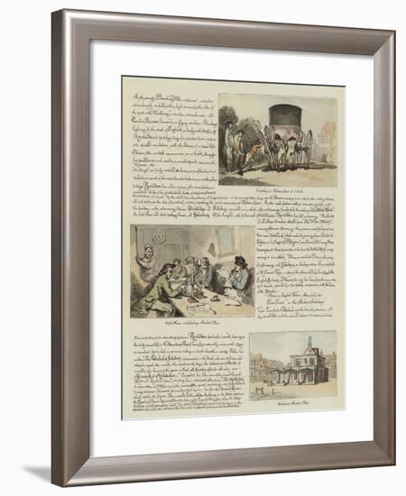 Rowlandson's Tour in a Post Chaise, 1782-Thomas Rowlandson-Framed Giclee Print