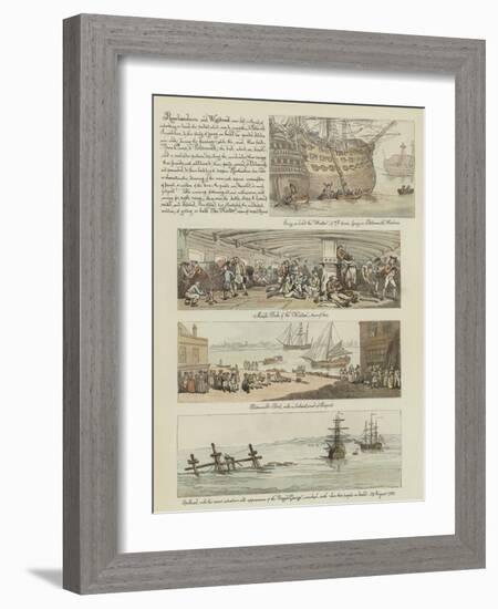 Rowlandson's Tour in a Post Chaise, 1782-Thomas Rowlandson-Framed Giclee Print