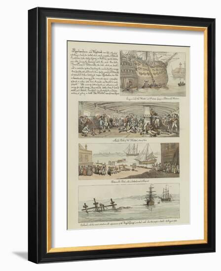 Rowlandson's Tour in a Post Chaise, 1782-Thomas Rowlandson-Framed Giclee Print