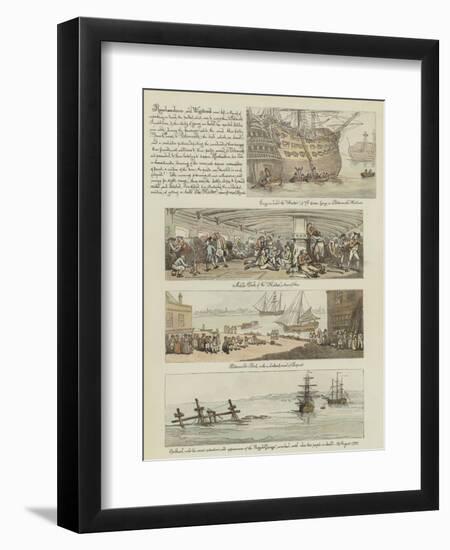 Rowlandson's Tour in a Post Chaise, 1782-Thomas Rowlandson-Framed Giclee Print