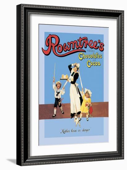 Rowntree's High Class Chocolates and Cocoa-null-Framed Art Print