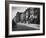 Rows of Brownstone Apartment Buildings, Some with Striped Awnings, on 88th St. Near Amsterdam Ave-Wallace G^ Levison-Framed Photographic Print